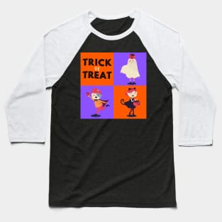 Trick Or Treat Halloween Fun Baseball T-Shirt